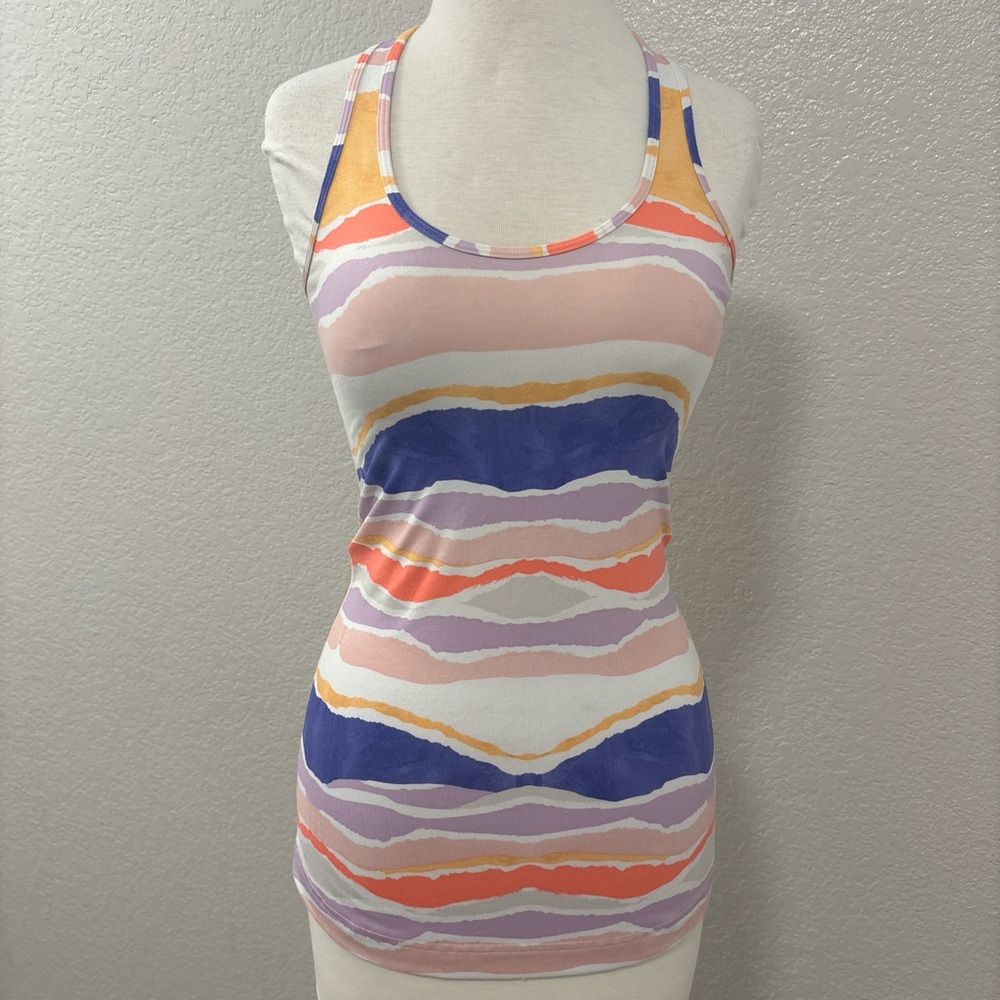 Lululemon Athletica Multicolor Striped Tank Top
